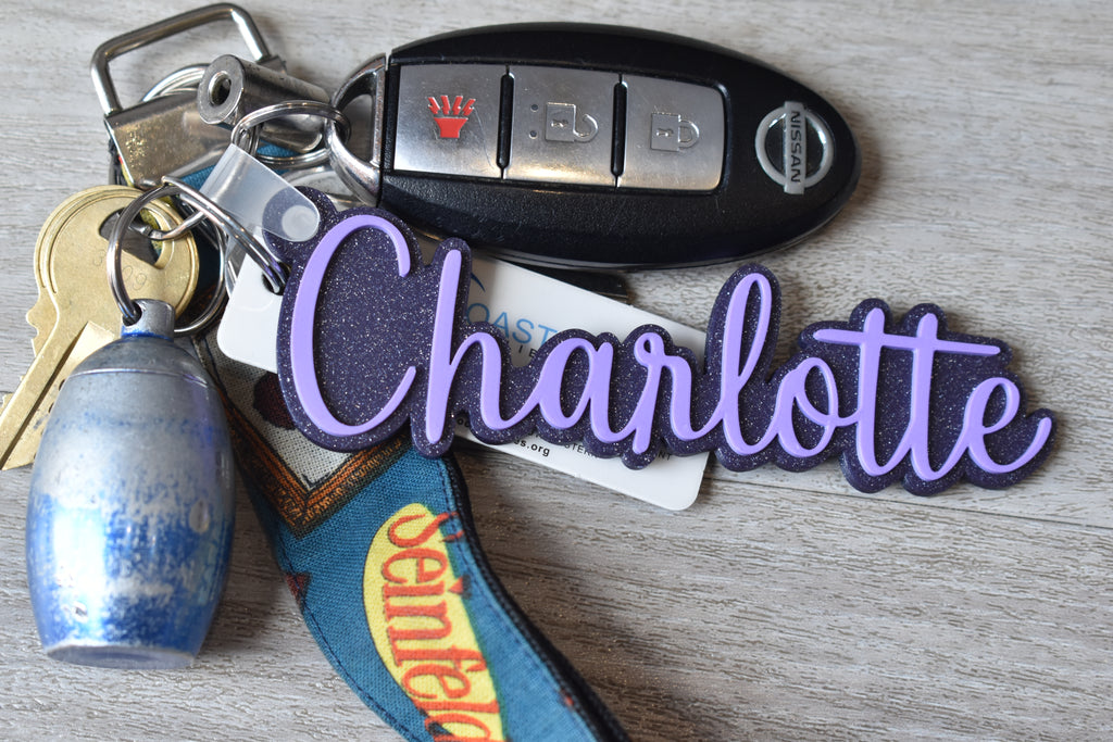 Personalized Bag Tag Keychain